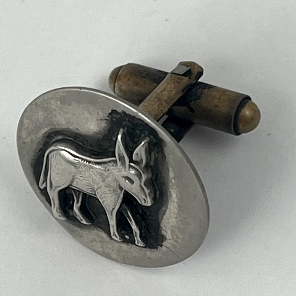 VTG Donkey Democratic Cufflink single button decoration